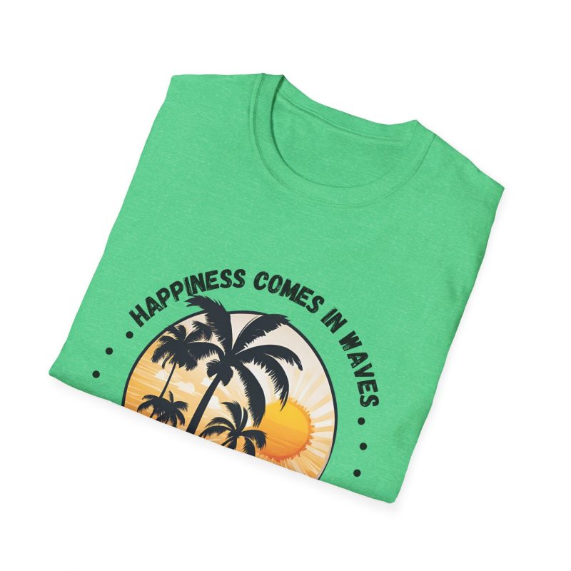 Happiness Comes in Waves Unisex Softstyle T-Shirt - Image 32