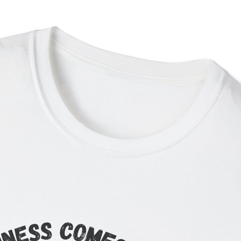 Happiness Comes in Waves Unisex Softstyle T-Shirt - Image 3