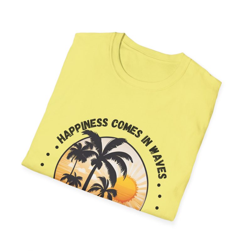 Happiness Comes in Waves Unisex Softstyle T-Shirt - Image 16