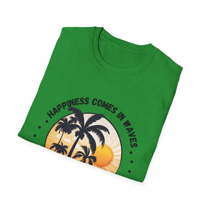 Happiness Comes in Waves Unisex Softstyle T-Shirt - Image 24