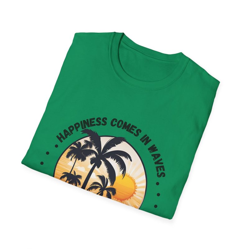 Happiness Comes in Waves Unisex Softstyle T-Shirt - Image 28