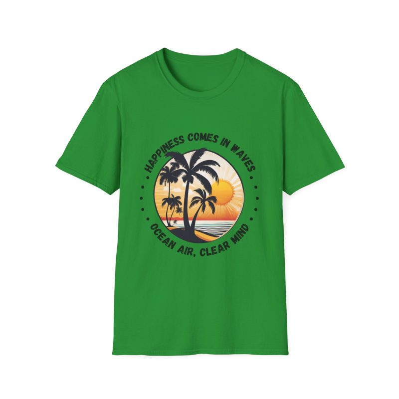 Happiness Comes in Waves Unisex Softstyle T-Shirt - Image 21