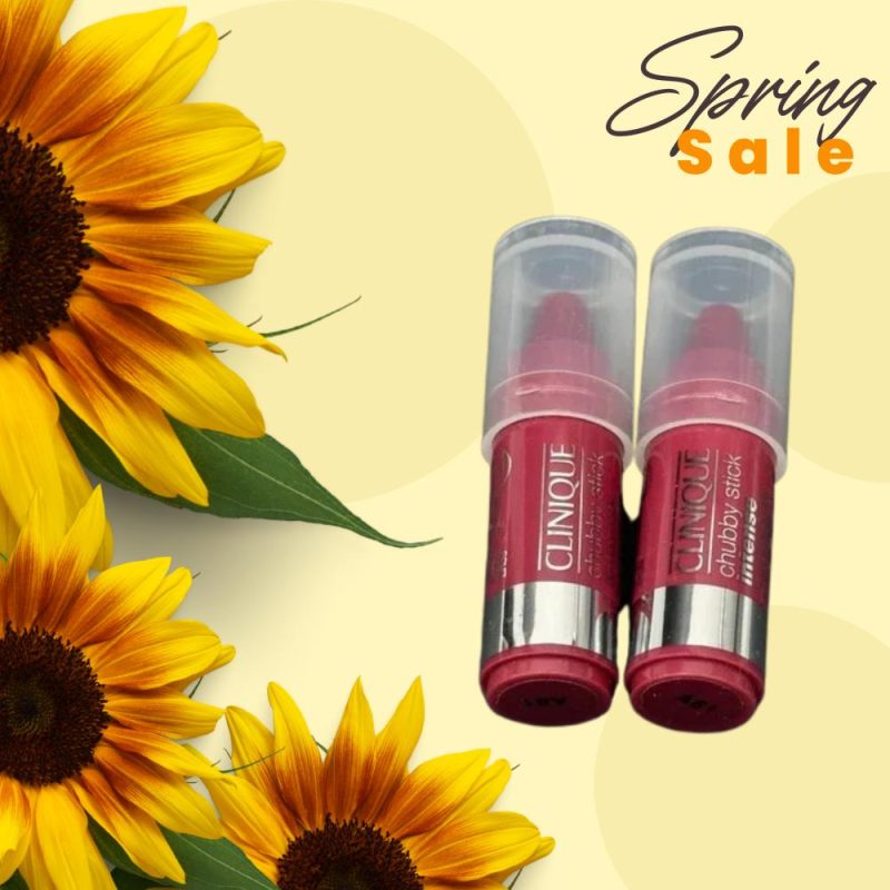 2 Clinique Chubby Moisturizing Lip Colour Balm - Sample 1g - Broadest Berry