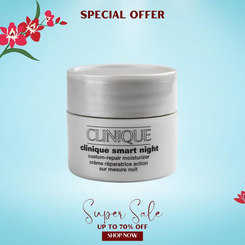 Clinique Smart Night Custom-Repair Moisturiser, 0.5 oz/15 ml