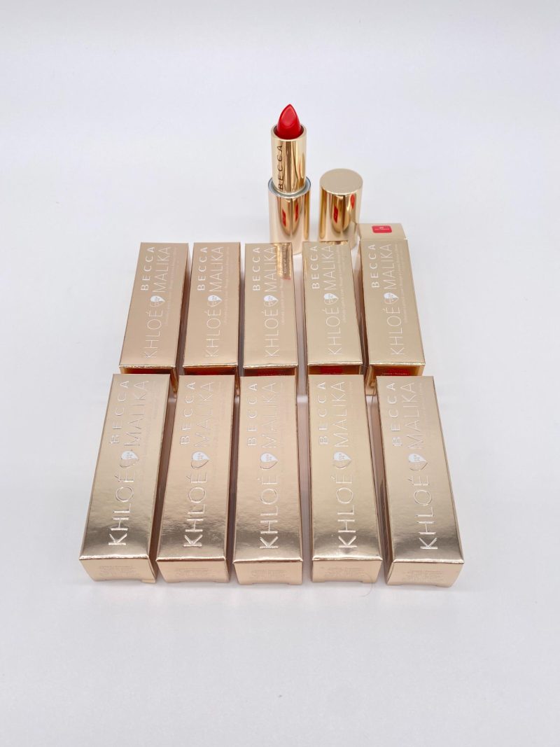 10 Becca Khloe Kardashian & Malika Haqq Ultimate Lipstick Love W- Hot Tamale - Image 2