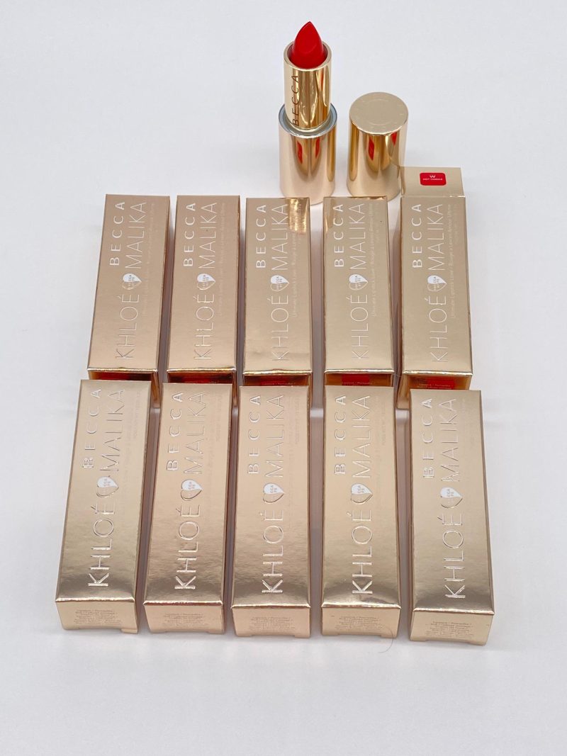 10 Becca Khloe Kardashian & Malika Haqq Ultimate Lipstick Love W- Hot Tamale - Image 3