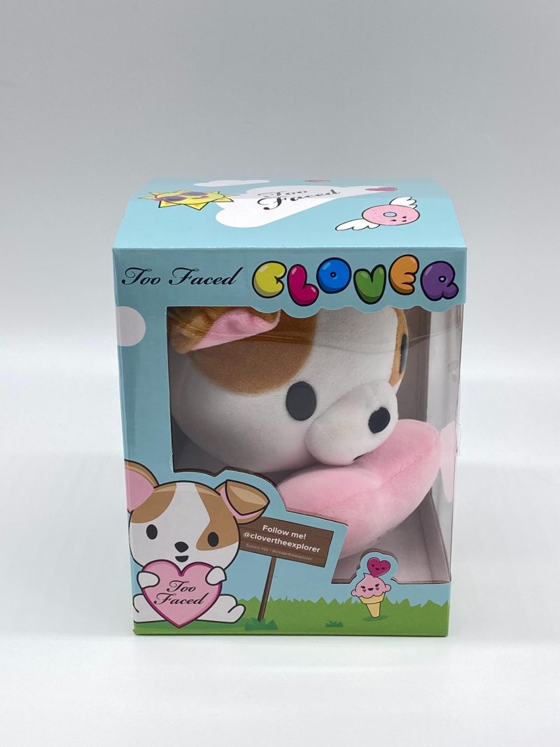 Too Faced Clover Stuffed Plush Puppy Toy Limited Edition
