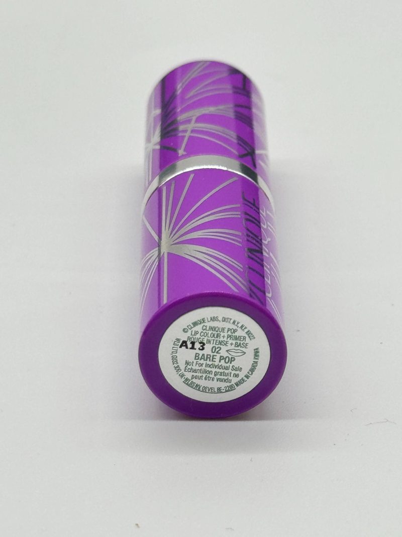 Clinique Pop Lip Colour + Primer Lipstick 02 Bare Pop - Image 5