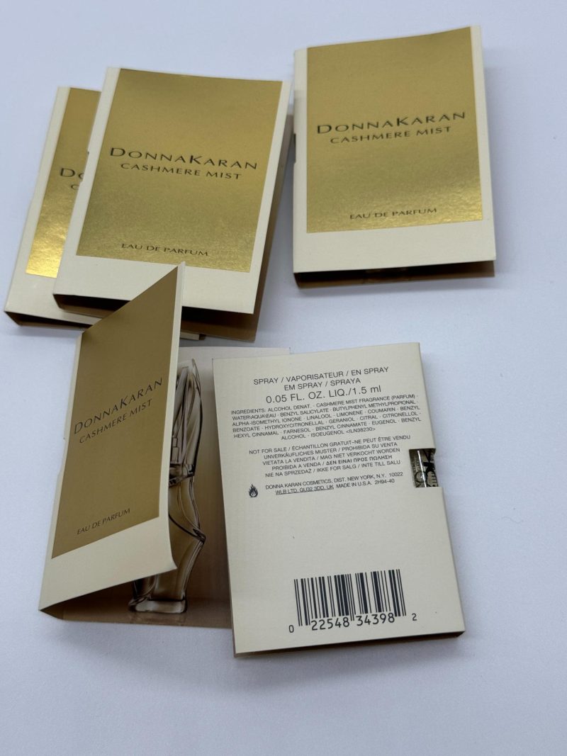 5 Donna Karan Cashmere Mist Eau de Parfum Sample Sprays 0.05oz / 1.5ml - Image 2